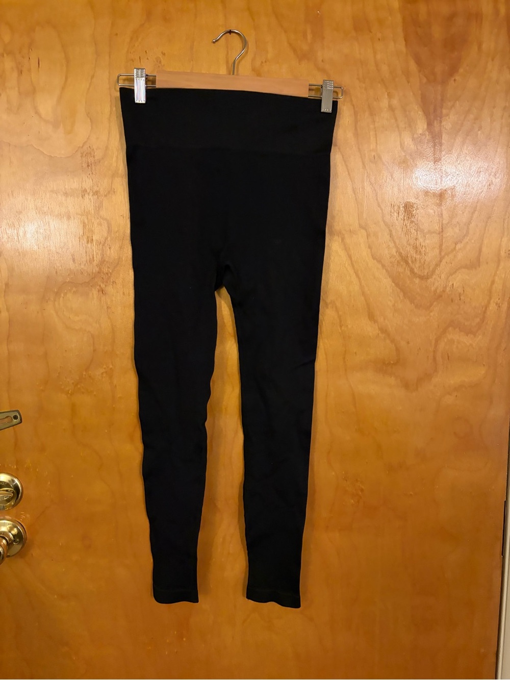 Woman  Black Leggings - Comfortable Everyday Bottoms